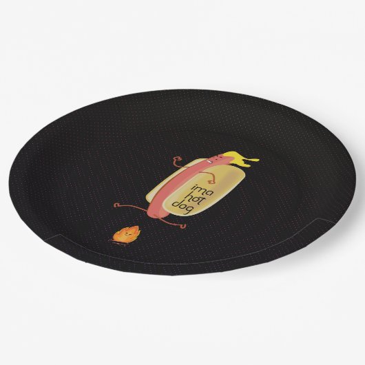 Hot-Dog Dare Devil Papieren Bordje (Gekanteld)