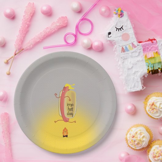 Hot-Dog Dare Devil Papieren Bordje (Feest)