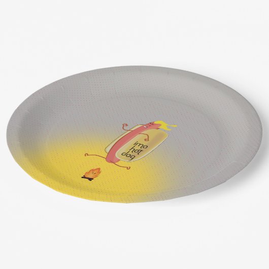 Hot-Dog Dare Devil Papieren Bordje (Gekanteld)