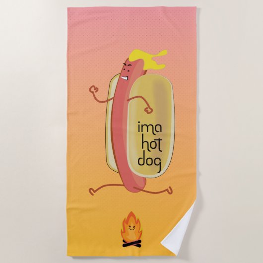 Hot-Dog Dare Devil Strandlaken (Voorkant)
