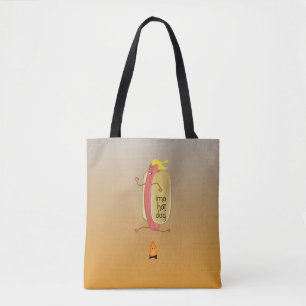 Hot-Dog Dare Devil Tote Bag
