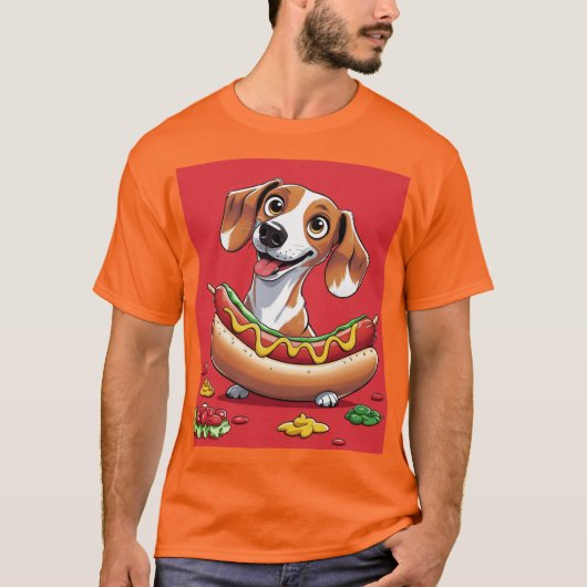 Hot Dog Delight T-shirt (Voorkant)