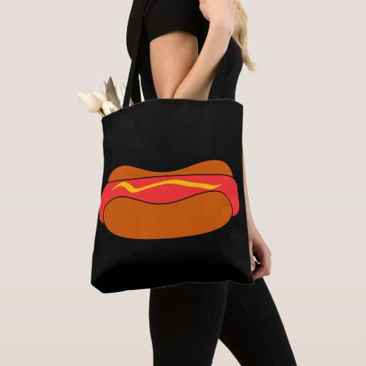HOT DOG DESIGNER CANVAS TAS PURS (Dichtbij)