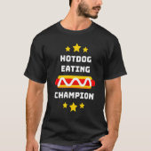 Hot Dog Eating Champion Hot Dog T-shirt (Voorkant)