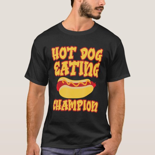 Hot Dog Eating Champion T-shirt (Voorkant)