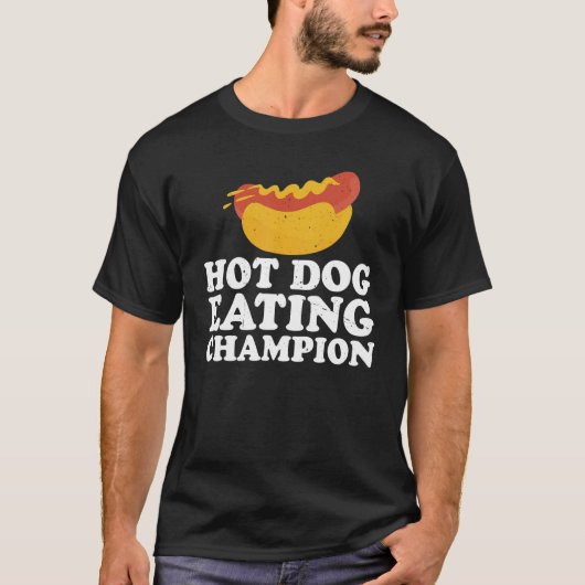 Hot Dog Eating Champion T-shirt (Voorkant)