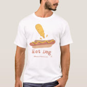 Hot Dog en Mustard T-Shirt (Voorkant)