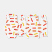 Hot Dog Fast Food BBQ Patroon Bedankdoosjes (Uitgevouwen)