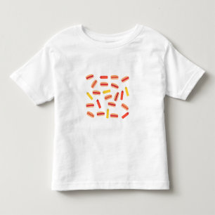 Hot Dog Fast Food BBQ Patroon Kinder Shirts