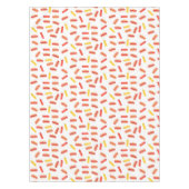 Hot Dog Fast Food BBQ Patroon Tafelkleed (Voorkant)