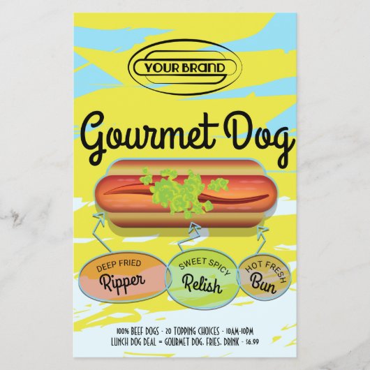 Hot Dog Flyer (Voorkant)