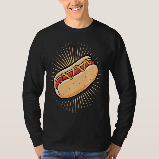 hot dog for for fans of wiener t-shirt (Voorkant)