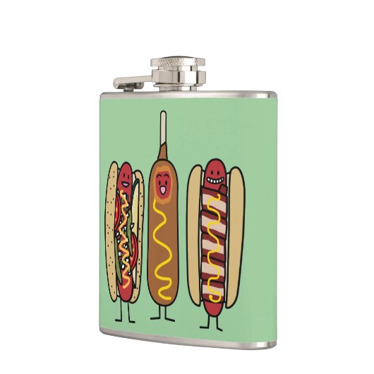 Hot Dog Friends Heupfles (Links)