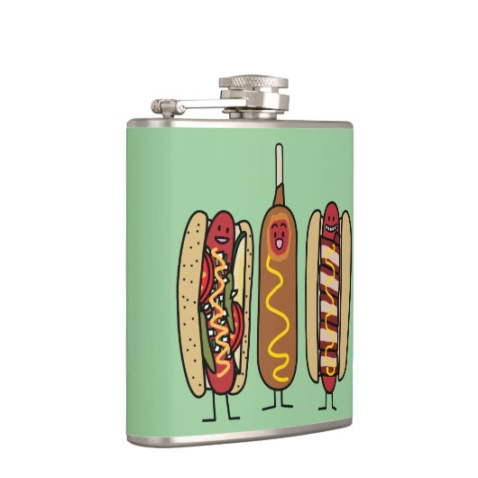 Hot Dog Friends Heupfles (Rechts)