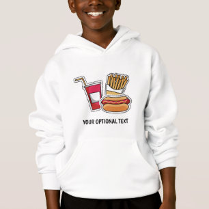 Hot Dog & Fries aangepaste tekst shirten & jassen