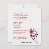 Hot Dog Fry uitnodiging (Achterkant)