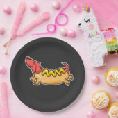 Hot Dog-Funny dog Papieren Bordje (Feest)