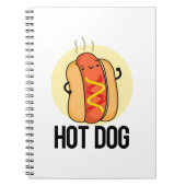 Hot Dog Funny Hot Dog Food Pun Notitieboek (Voorkant)
