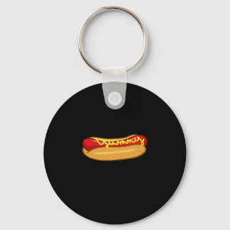 Hot dog funny hot dog lover performance sleutelhanger