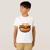 Hot Dog Funny kinder tshirts (Voorkant volledig)