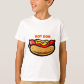 Hot Dog Funny kinder tshirts (Voorkant)