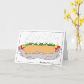 HOT DOG! Gefeliciteerd, ik wist dat je het kon Kaart (Gele Bloem)