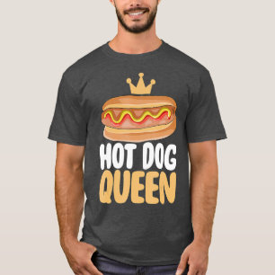 Hot Dog Gift Hotdog Queen T-shirt
