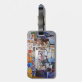 Hot Dog God Bagagelabel (Achterkant verticaal)