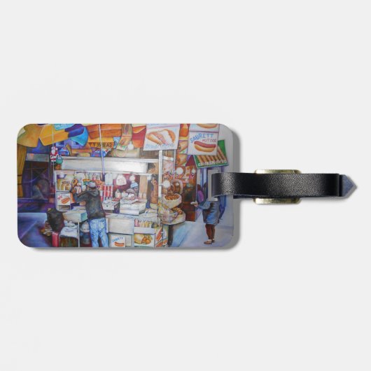 Hot Dog God Bagagelabel (Achterkant horizontaal)