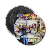 Hot Dog God, New York Button Flesopener (Voorkant)