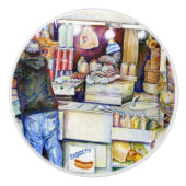 Hot Dog God, New York City Keramische Knop (Voorkant)