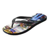 Hot Dog God, New York City Teenslippers (Schuin)