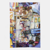 Hot Dog God, New York City Theedoek (Verticaal)