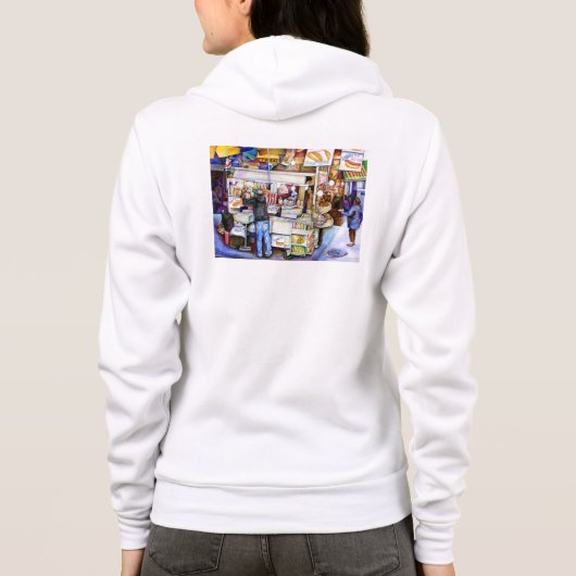 Hot Dog God, New York Hoodie (Achterkant)
