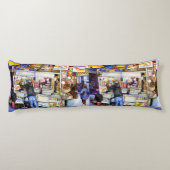 Hot Dog God, New York Lichaamskussen (Achterkant)