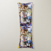 Hot Dog God, New York Lichaamskussen (Voorkant Verticaal)