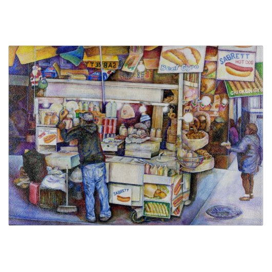 Hot Dog God, New York Snijplank (Voorkant)