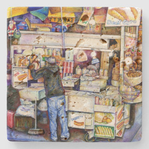 Hot Dog God, New York Stenen Onderzetter