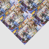 Hot Dog God, New York Tissuepapier (Detail)