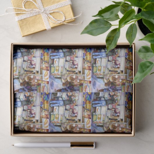 Hot Dog God, New York Tissuepapier (Geschenk)