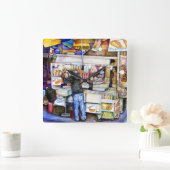 Hot Dog God, New York Vierkante Klok (Huis)