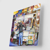 Hot Dog God, New York Vierkante Klok (Hoek)