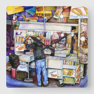 Hot Dog God, New York Vierkante Klok