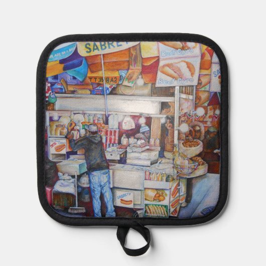 Hot Dog God Pannenlap (Voorkant)