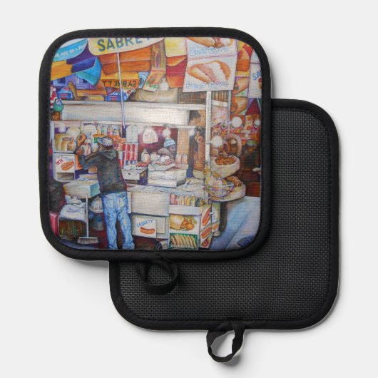 Hot Dog God Pannenlap (Voorkant / Achterkant)