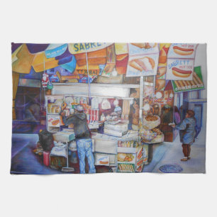 Hot Dog God Theedoek