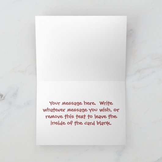 Hot Dog Greeting Card Kaart (Binnen)