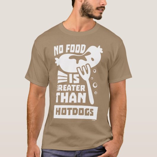 Hot dog grilling snack car Fast Food retro T-shirt (Voorkant)