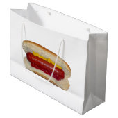 Hot Dog Groot Cadeauzakje (Voorkant Gekanteld)