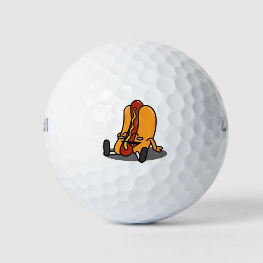 Hot Dog guy Golfballen (Voorkant)